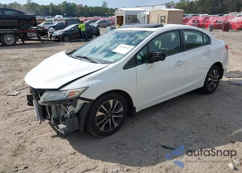 2015 Honda Civic Ex из США, поврежденный, VIN 19XFB2F84FE034777